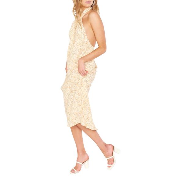 NEW SHOW ME YOUR MUMU jasmine midi dress in desert snake - Picture 2 of 3